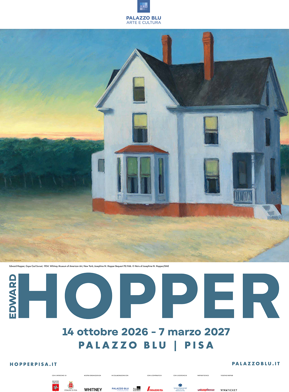 EDWARD HOPPER in mostra a Pisa
